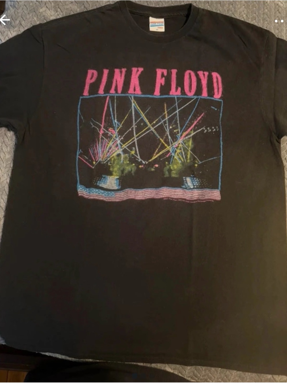 Pink Floyd Black Graphic Band Tee -